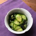 栗丸うさぎ's cooksnap of when they made 我が家の絶品きゅうりの酢の物♪.