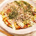 かくいぬ's cooksnap of when they made 山芋入り♪ぷりぷり海老と豚肉のお好み焼き.