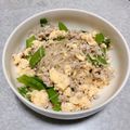 コニャンスキー's cooksnap of when they made 【減塩食】春雨とひき肉入りニラ玉.