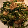 エリーモ's cooksnap of when they made のびると油揚げの甘辛炒め.