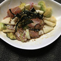 yakko_chan's cooksnap of when they made まぐろとアボカドと山芋の和風ポキ☆.