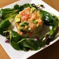 ✼••┈┈••✼'s cooksnap of when they made 簡単豪華！アボカドとサーモンのタルタル.
