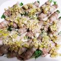 norico1980's cooksnap of when they made レンジで簡単！豚バラと水菜のネギ塩レモン.