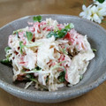 クックI7I5L1☆'s cooksnap of when they made カニカマのわさびマヨ和え.