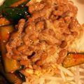 tzgco's cooksnap of when they made レンジで５分！もやしのキムチ納豆のせ.