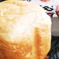 tsushima's cooksnap of when they made 薄力粉半分使用でふわふわ牛乳食パン.