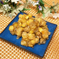 なつき☆ミ's cooksnap of when they made 簡単♪さつまいもとしらすのかき揚げ.
