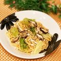 なつき☆ミ's cooksnap of when they made ツナ椎茸とレタスの和風ポン酢スパゲティ.