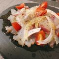 yu_mi_chan's cooksnap of when they made とっても簡単☆黒鯛のカルパッチョ♪.