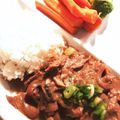 ame-ikuru's cooksnap of when they made ルーなし簡単ハヤシライス.
