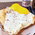 ◆どらしま◆'s cooksnap of when they made ぷるんと半熟目玉焼きトースト.