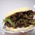 MH1111's cooksnap of when they made 【糖質制限】おから蒸しパンでサンドイッチ.