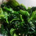 ふぁんたにゃん's cooksnap of when they made 常備菜16☆ほうれん草のナムル♪お弁当も.