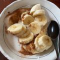 キャビィーママ's cooksnap of when they made ☆朝の定番・シナモンバナナヨーグルト☆.