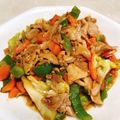 おかぶ〜ま's cooksnap of when they made キャベツと豚肉の黒酢炒め.