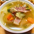 ニナw's cooksnap of when they made 簡単☆ほっこり幸せ☆野菜のコンソメスープ.
