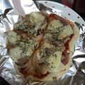 ミャーコちゃん's cooksnap of when they made ちびパンピザ.