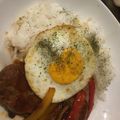 ルナＰボール's cooksnap of when they made 照り焼きハンバーグのロコモコだよ。.