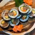 ♡Fuwari♡'s cooksnap of when they made 簡単旨い！豚こまコチュジャン炒めキンパ☆.