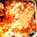 にーにやー's cooksnap of when they made 煮物リメイク　炊き込みごはん（けんちょう.
