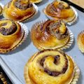 ☆あいちゃん's cooksnap of when they made あんこ巻き巻き～♪ロールあんぱん.
