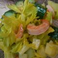 saki1010's cooksnap of when they made ヘルシー★セロリとエビのマリネサラダ.