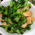 青汁ピンコ's cooksnap of when they made 春の香り☆くきたち菜の油揚の炒め.