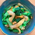☆３匹の子ぶた☆'s cooksnap of when they made 生姜香る♪小松菜と薄揚げの炒め煮。.