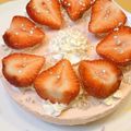 マッドパイ's cooksnap of when they made 簡単！かわいい！いちごのレアチーズケーキ.