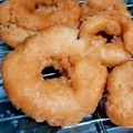 ﾈｺﾏﾆｱ's cooksnap of when they made 卵なしでサクフワドーナツ❤.