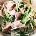 はらぺこごはん's cooksnap of when they made 水菜と豚こま肉☆ガーリックポン酢炒め.
