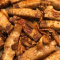 クックM301k☆'s cooksnap of when they made 焼肉味☆高野豆腐の肉巻き.