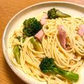 菜奈花's cooksnap of when they made mベーコンとほうれん草の和風パスタ.