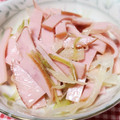 ミキナ's cooksnap of when they made 超シンプル☆長ネギとハムの和え物.