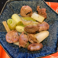 あみことまろ's cooksnap of when they made 砂肝のネギマ☆長ネギがとろける～♪.
