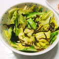 クック083103☆'s cooksnap of when they made お弁当のおかず！キャベツと塩昆布の浅漬け.