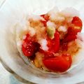 ☆熊八☆'s cooksnap of when they made 冷！半凍りトマトおろしポン酢がけ♪.