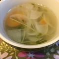 クック8HC8EM☆'s cooksnap of when they made 豆苗コンソメスープ.