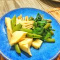 よーちゃん！'s cooksnap of when they made 筍とスナップえんどうのバター醤油炒め✿.
