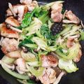 ya3mei3's cooksnap of when they made 簡単★鶏肉と青梗菜のオイスターソース炒め.