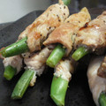 ちばと's cooksnap of when they made 豚肉いんげん巻きでしょうが焼き！.