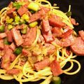 りりちび's cooksnap of when they made スパムとキャベツで和風パスタ☆.
