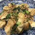 金木犀と山茶花's cooksnap of when they made 厚揚げのニラと桜えびあんかけ.