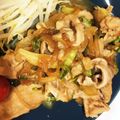 あずれじ's cooksnap of when they made 豚こま切れ肉で炒めて 簡単 生姜焼き.