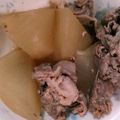 クック105KEH☆'s cooksnap of when they made めんつゆで簡単♪大根と豚バラの煮物.