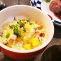 ハル大好きママ's cooksnap of when they made 新玉ねぎとエビのスイートクリームシチュー.