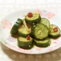 ももいろさくら's cooksnap of when they made パリッと手間なし生姜風味☆胡瓜のお漬物.