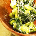 た。そ。's cooksnap of when they made 枝豆とほうれん草とクリームチーズの和え物.