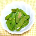 わたさな2016's cooksnap of when they made ●絹さやのガーリック炒め●マクロビ.