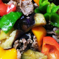 クックTAY0GD☆'s cooksnap of when they made 牛肉となすとピーマンの甘辛しょう油炒め♪.